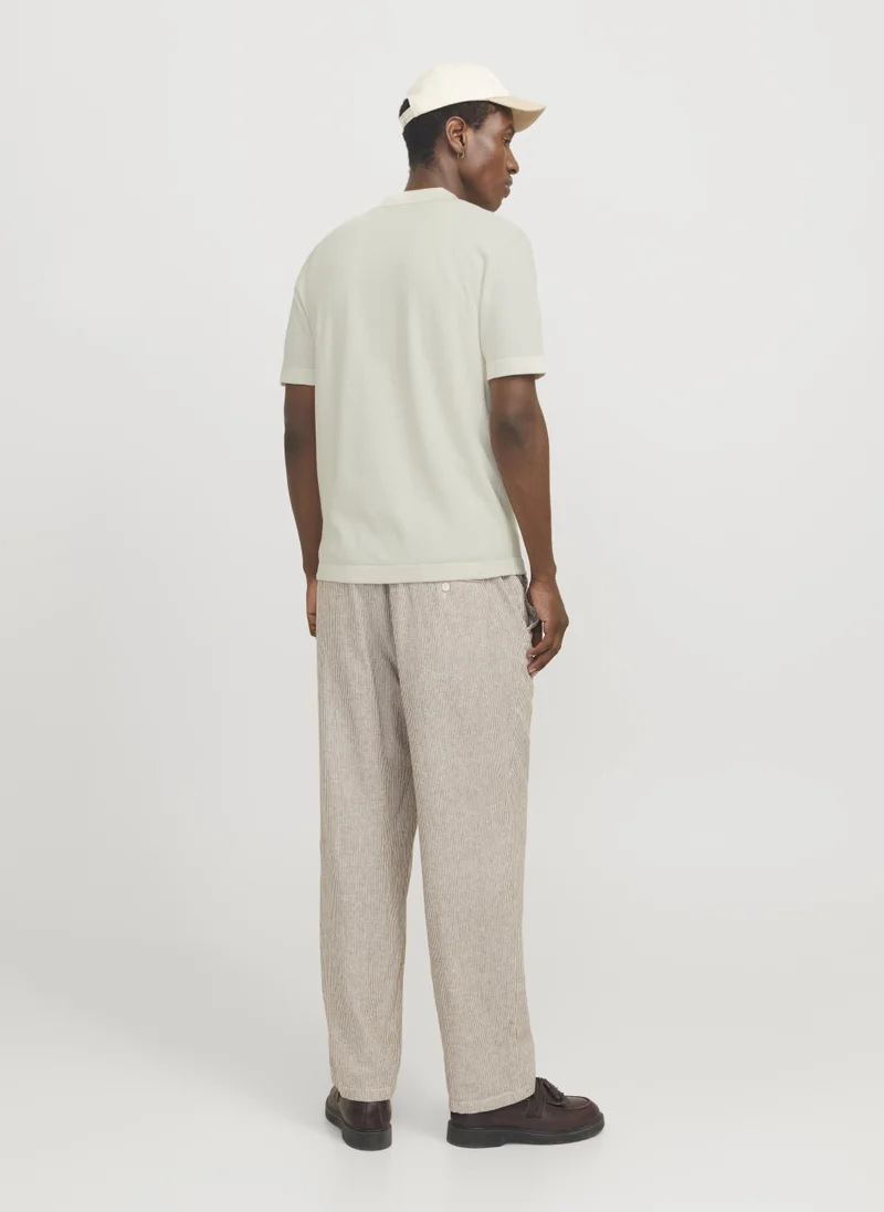 جاك اند جونز Knitted Short Sleeve Polo