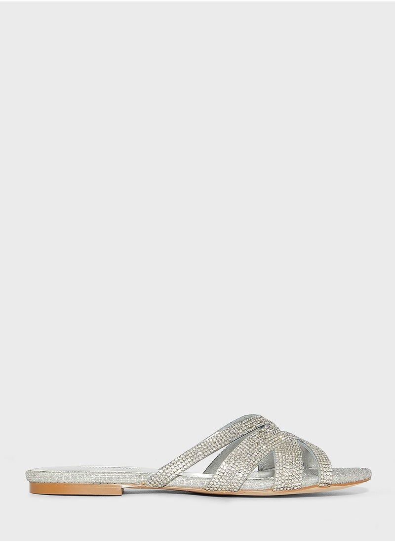 ديون لندن - صندل فلات كاجوال - Image 1