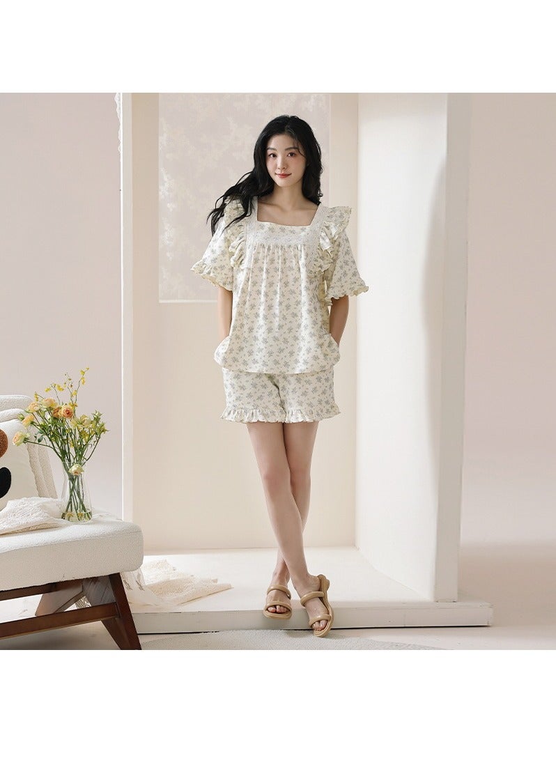 Nariele New Two-Piece Set Of Ice Silk Pajamas