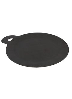 TRILONIUM Trilonium Ecofe Iron Induction Compatible Dosa Pizza Roti Tawa with Turner Ladle Black 28 cm  - Image 3