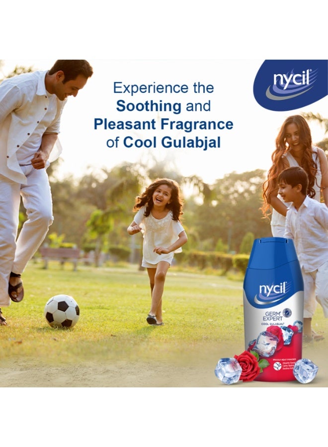 Nycil Germ Expert Cooling Talc - Cool Gulabjal 150 g (Get 25% Extra) - Image 3
