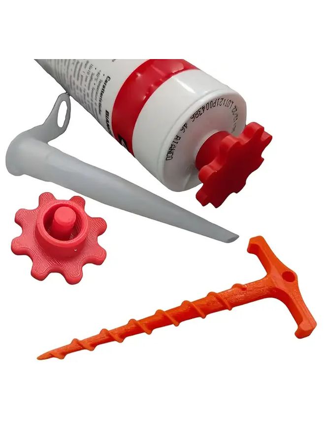 Sealing Lid Glass Glue Sealant Kit With Leak Proof Cap And Nozzles For DIY Plumbing Repairs - Image 1