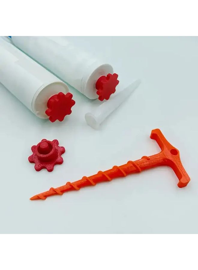 Sealing Lid Glass Glue Sealant Kit With Leak Proof Cap And Nozzles For DIY Plumbing Repairs - Image 3