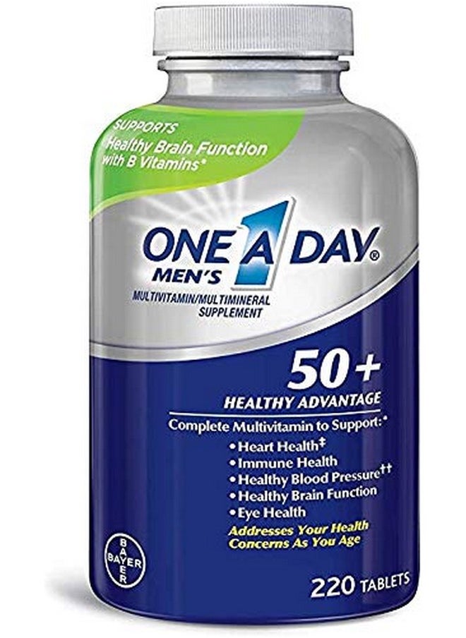 One A Day Men's 50 Plus Advantage Multi-Vitamins, 220 Count (Pack of 1) - pzsku/ZCE8EED5F8C272E7BE806Z/45/_/1740202713/2538c688-1017-4961-a5bf-7e0173fc8f5a