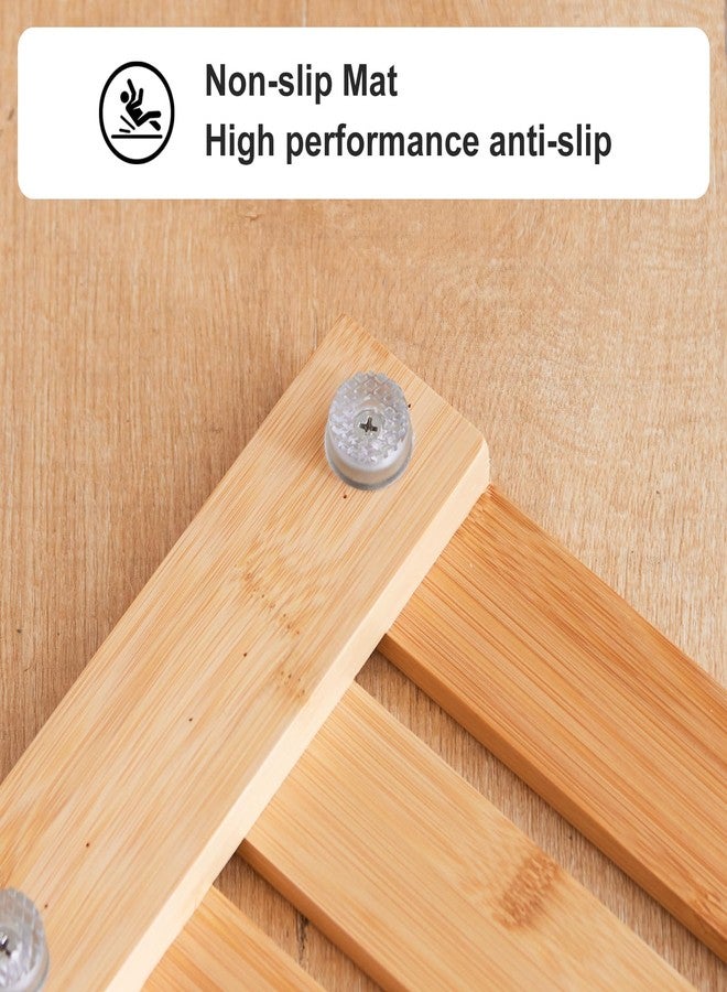 viewcare Bath Mat for Shower, Wooden Floor Mat for Bathroom,Non-Slip | Heavy Duty, Shower Mat for Indoor Outdoor - Image 4