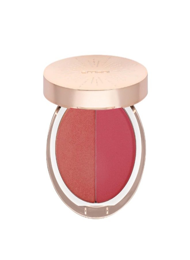 Emani Blush & Bronzer - Natural Mineral Pressed Bronzer for Face - Radiant Skin Blush for Sun Kissed Glow, All Skin Types including Sensitive Skin, Malibu - Image 1
