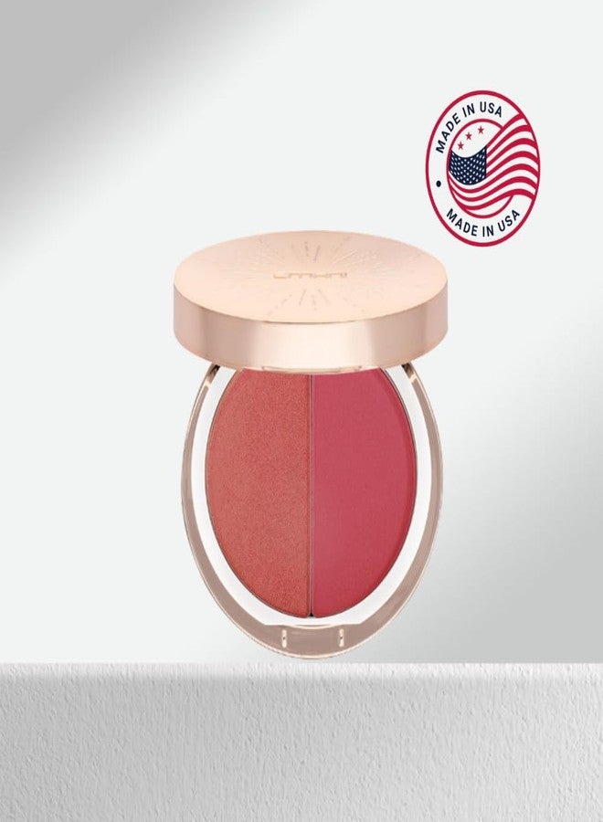 Emani Blush & Bronzer - Natural Mineral Pressed Bronzer for Face - Radiant Skin Blush for Sun Kissed Glow, All Skin Types including Sensitive Skin, Malibu - Image 5