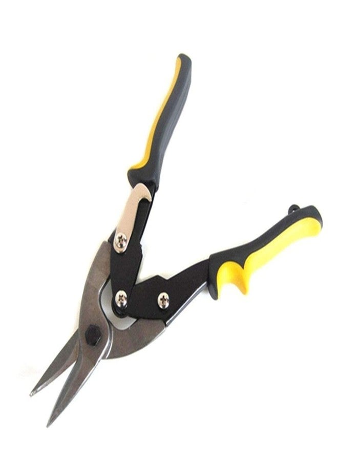 H9 Straight Head Tin Snips Plier for Sheet Metal, Wire Mesh, and Steel Cutting � Durable Yellow/Black Handle (1 Piece) - Image 5