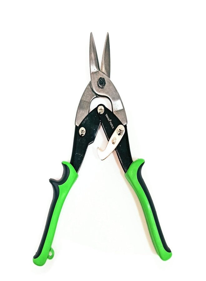 H9 Straight Head Tin Snips Plier for Sheet Metal, Wire Mesh, and Steel Cutting � Durable Yellow/Black Handle (1 Piece) - Image 1