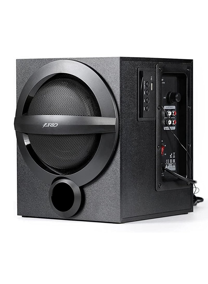 F&D A140X 2.1 Bluetooth and USB Speaker - Bass and Home Theater for PC and Mobile - Black - Image 5