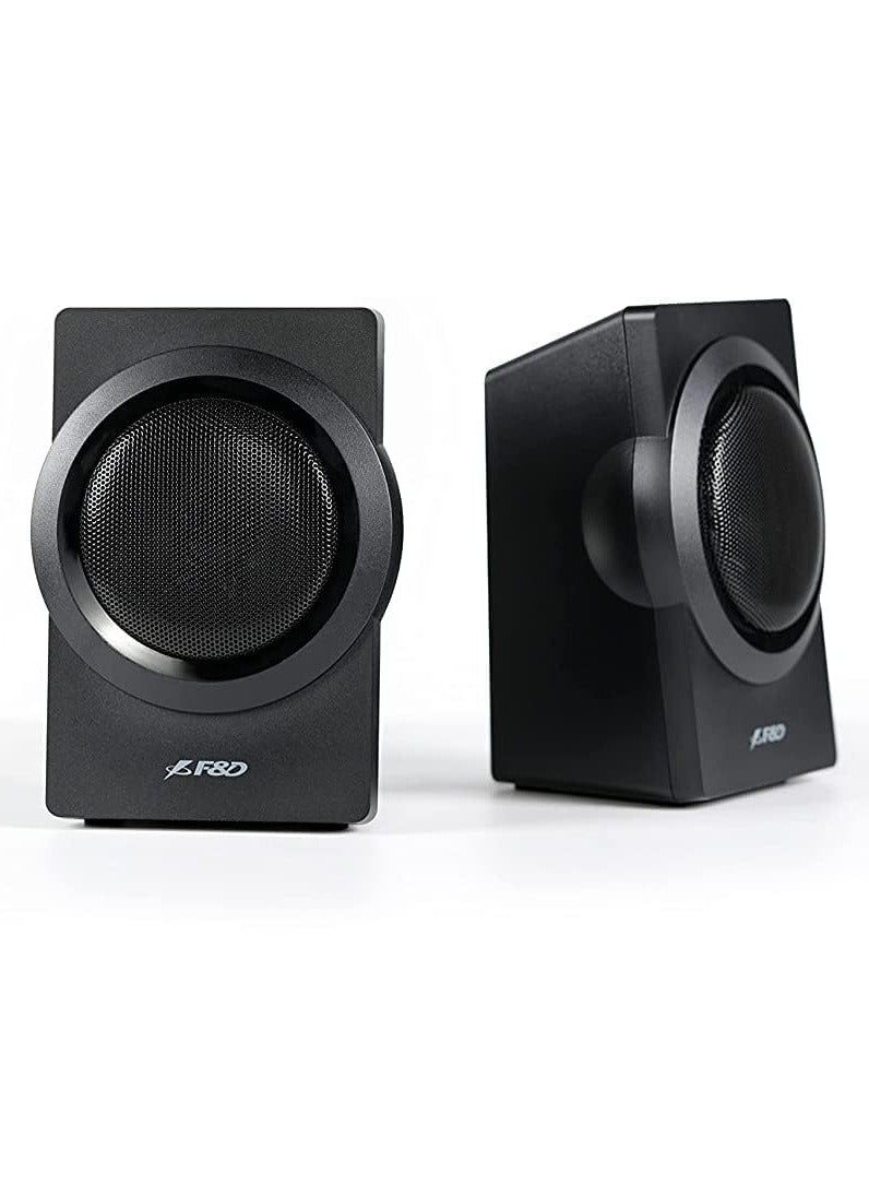 F&D A140X 2.1 Bluetooth and USB Speaker - Bass and Home Theater for PC and Mobile - Black - Image 1