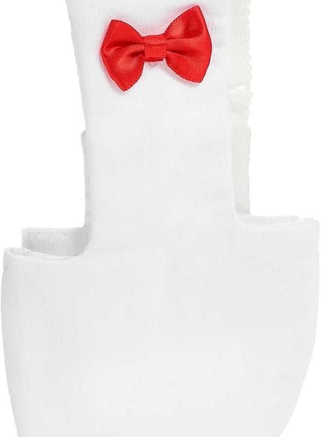 بدلة طيران بامبرز ببغاء قابلة لإعادة الاستخدام ملابس طيور أبيض 2XL للأنشطة الخارجية - Image 2