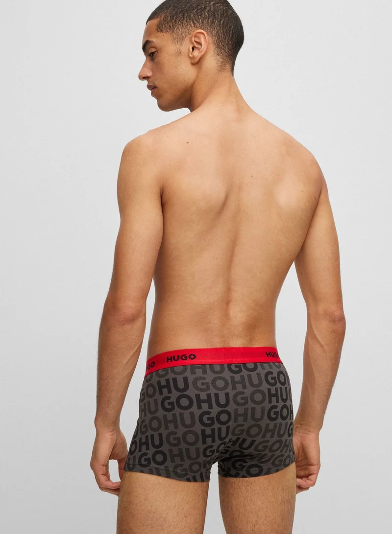 HUGO 3 Pack Assorted Trunks