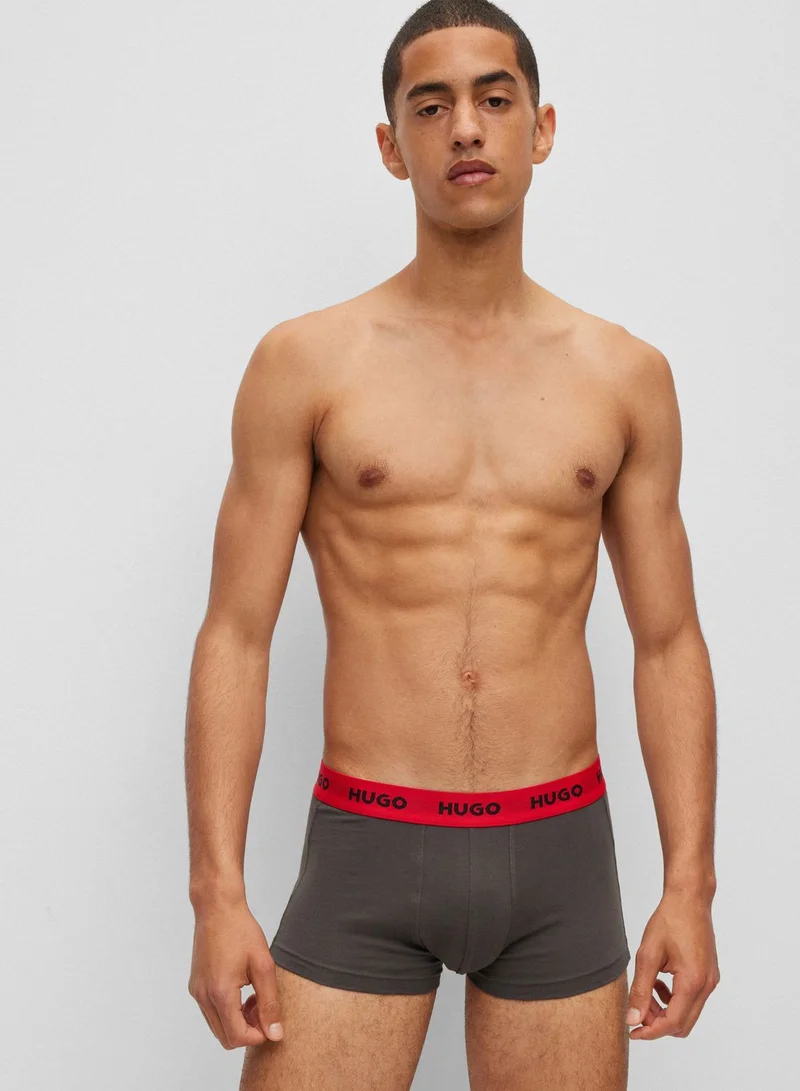 HUGO 3 Pack Assorted Trunks