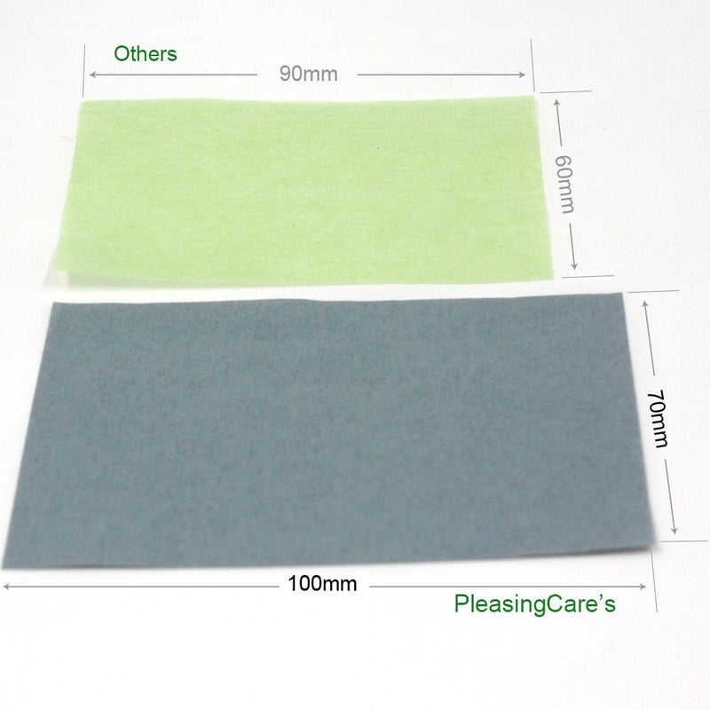 PleasingCare ورق امتصاص الزيت للوجه من بليزينغ كير للبشرة الدهنية، 100 ورقة، عبوة من 6 - ورق امتصاص الوجه من الفحم البامبو الطبيعي للاستخدام من قبل النساء والرجال - Image 4