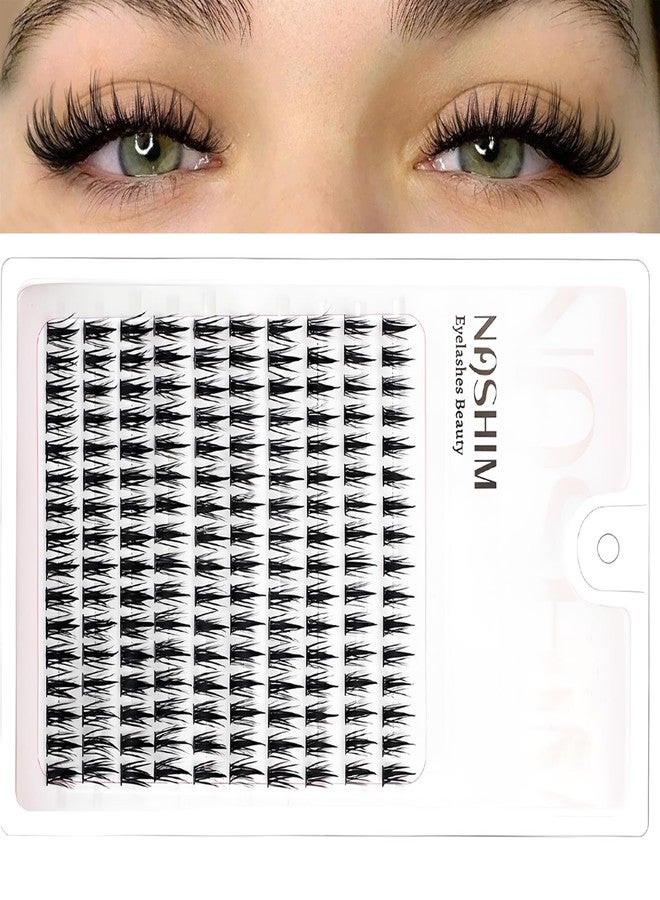 FFZDENA 160pcs Eye Lashes For Women Anime Lash Clusters With Spikes Manga Eyelash Clusters Invisible Band Spiky Cluster Eyelash Extensions Natural Cluster Diy Lash Extension Clear Band Doll Individual Lashes - Image 1