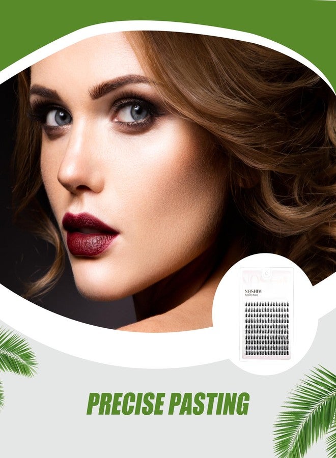 FFZDENA 160pcs Eye Lashes For Women Anime Lash Clusters With Spikes Manga Eyelash Clusters Invisible Band Spiky Cluster Eyelash Extensions Natural Cluster Diy Lash Extension Clear Band Doll Individual Lashes - Image 5