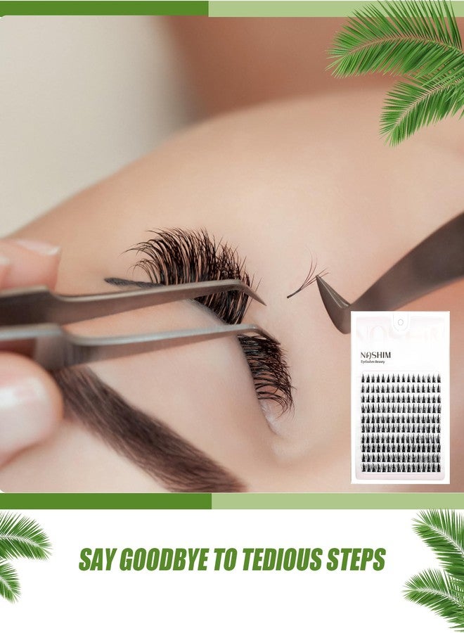 FFZDENA 160pcs Eye Lashes For Women Anime Lash Clusters With Spikes Manga Eyelash Clusters Invisible Band Spiky Cluster Eyelash Extensions Natural Cluster Diy Lash Extension Clear Band Doll Individual Lashes - Image 4