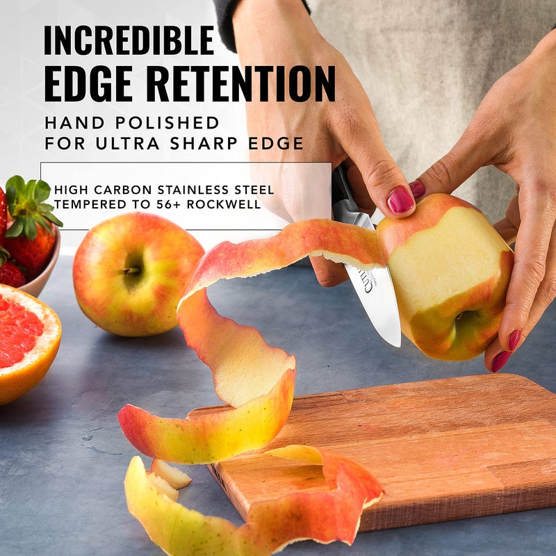 Cutluxe Kitchen Knives, 5 Pcs Chef's Knife Set â€“ Razor Sharp German Steel, Full Tang, Ergonomic Handles â€“ Artisan Series - Image 5