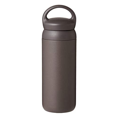 KINTO 21096 Dayoff Tumbler 169 fl oz 500 ml Dark Gray Double Wall Vacuum Construction Thermal and Cold Insulation Water Bottle