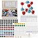 SOUJOY 444 Pcs Chemistry Molecular Model for Building Organic and Inorganic Structures 3D Visual Science Learning Set with Atoms Bonds Links and Short Link Remover Tool for Students Teachers - Image 2