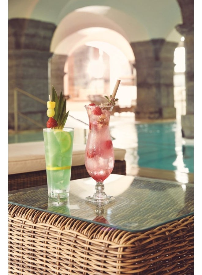 Arcoroc’s HURRICANE Cocktail Glass 44cl Set of 6 | Premium Tempered Glass Hurricane Glasses for Cocktails, Mocktails, Long Drinks & Exotic Beverages | Clear Transparent Curved Design with Short Stem | Professional Barware for Home, Restaurants, Cafes & Hotels | French Made Glassware | Durable Shock-Resistant Glass | Ideal for Rum Cocktails, Fruit Drinks, Party Serving & Elegant Table Settings | Dishwasher Safe Clear Glass Cocktail Cups | Classic Hurricane Shape Enhancing Drink Colors | High Quality Arcoroc Tempered Glass Drinkware Collection - Image 4