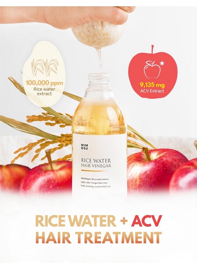 mimosu Rice Water Shampoo And Conditioner Set | Rice Water For Hair Growth Routine Shampoo And Conditioner For Women Hair Loss | Rice Water Shampoo Bar & Apple Cider Vinegar Hair Rinse - Image 5
