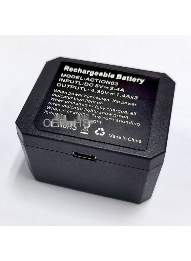 DJI OSMO ACTION 1 Action Camera Triple Battery Charger - Image 3