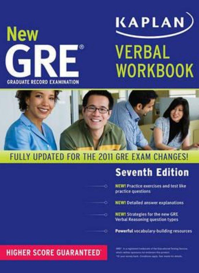 New GRE Verbal Workbook (Kaplan GRE Verbal Workbook)