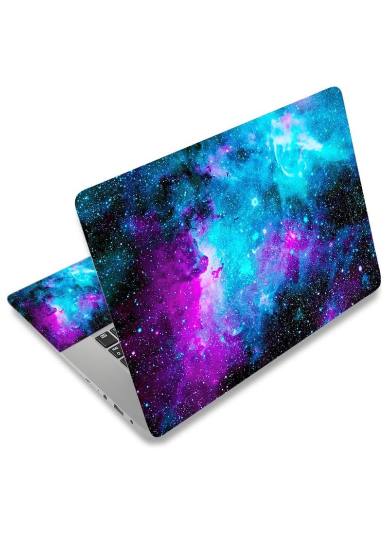 Laptop Skin Sticker Decal,12" 13" 13.3" 14" 15" 15.4" 15.6 inch Vinyl Cover Art Protector Notebook PC (Free 2 Wrist Pad Included), Decorative Waterproof Removable, Nebula Galaxy - pzsku/ZCE8FCBB07F9F80180CBAZ/45/_/1734430479/28697296-4e4e-4f58-9b2c-f8605dc76cb9