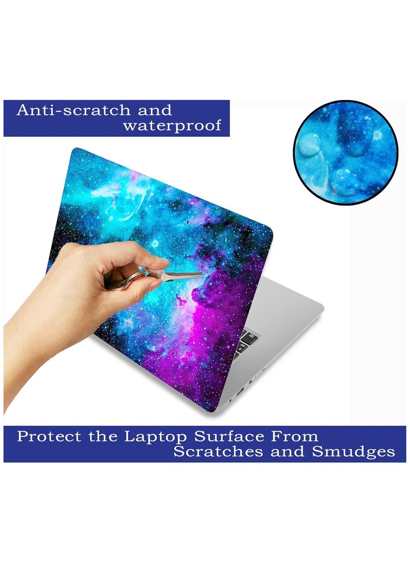 Laptop Skin Sticker Decal,12" 13" 13.3" 14" 15" 15.4" 15.6 inch Vinyl Cover Art Protector Notebook PC (Free 2 Wrist Pad Included), Decorative Waterproof Removable, Nebula Galaxy - pzsku/ZCE8FCBB07F9F80180CBAZ/45/_/1734430520/fa26e286-3780-4906-9879-d836d9c545e1