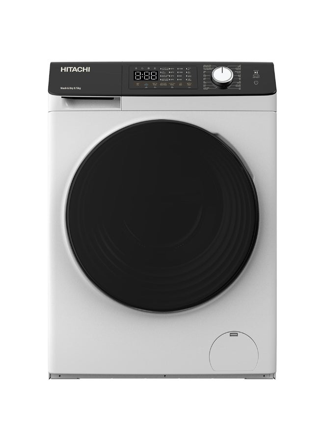 8kg Washing/5kg Drying Inverter, 1400RPM, Steam Washer with Front-Mounted Drum Dryer 8 kg BD-D802HVOW White