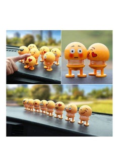 NIBEMINENT Pack Of 2 Emoji/Smiley Spring Dolls  - Image 3