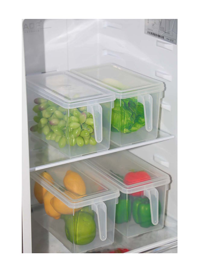 Noon East Clear Storage Bin, Large Plastic Container, Pantry Organization,Plastic Storage Container For Home, Office, Kitchen Accessory 31x15.5x15.5 - Image 2