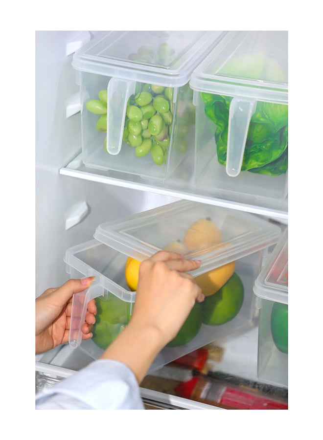 Noon East Clear Storage Bin, Large Plastic Container, Pantry Organization,Plastic Storage Container For Home, Office, Kitchen Accessory 31x15.5x15.5 - Image 3