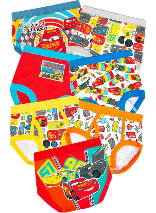 Disney boys Cars 3pk Training Pants & 4pk Briefs Underwear (pack of 7) - Image 2