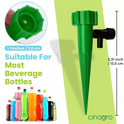 Cinagro (Pack of 20) Drip Irrigation kit for Home Garden, Self-Watering Spikes, Drip Spikes for Plants, Home Garden, Automatic Plant Watering Devices - Image 4