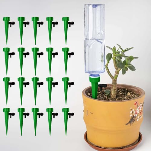 Cinagro (Pack of 20) Drip Irrigation kit for Home Garden, Self-Watering Spikes, Drip Spikes for Plants, Home Garden, Automatic Plant Watering Devices - Image 1