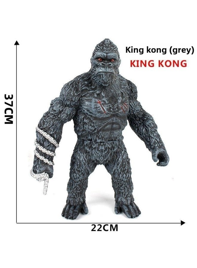 Soft Gum Godzilla Vs. King Kong Red Lotus Star Berserker Monster 2023 Godzilla Movie Series Advantage-Color:Diamond Gray-height 37cm  - Image 1