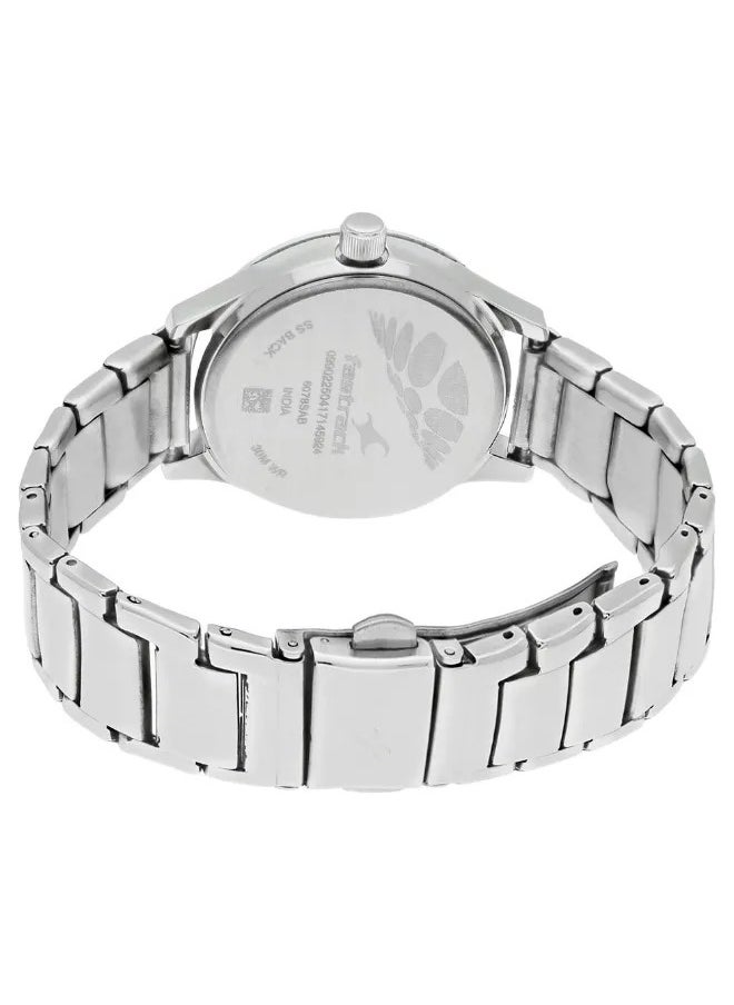 fastrack Women's Analog Round Shape Stainless Steel Wrist Watch - 6078SM02 - 41 Mm  - Image 4