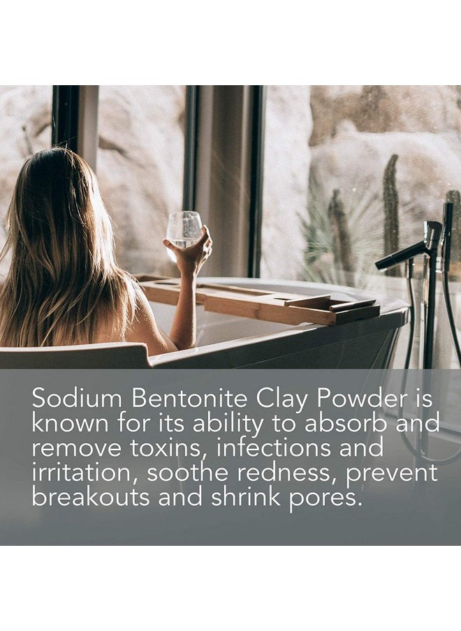 PURE BODY NATURALS Pure Body Naturals Bentonite Clay Powder for DIY Detox Body & Face Mask, Pure Indian Healing Clay for Deep Pore Cleansing and Armpit Detox for Women, (8.0 oz)  - Image 3