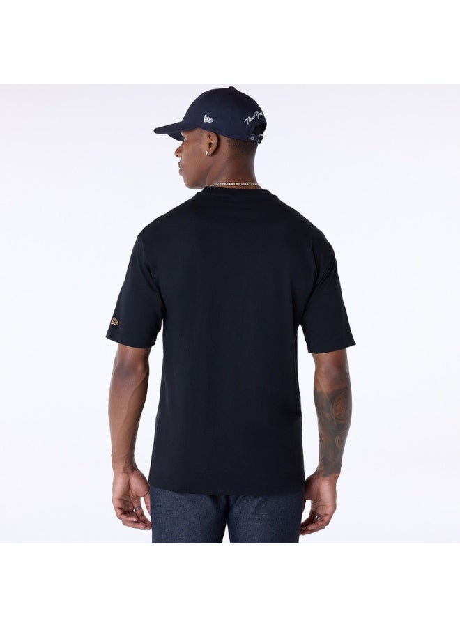 NEW ERA تي شيرت MLB FRUIT GRPHC CF NEYYAN BLK - Image 5
