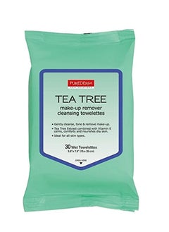 Purederm PUREDERM TEA TREE MAKE-UP REMOVER WIPES 30'S 