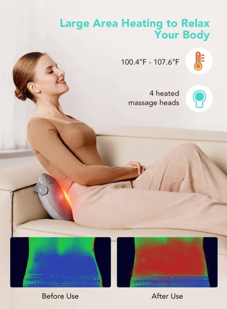 SKG T1-2 Pro Shiatsu Back & Neck Massager with Heat - Image 4