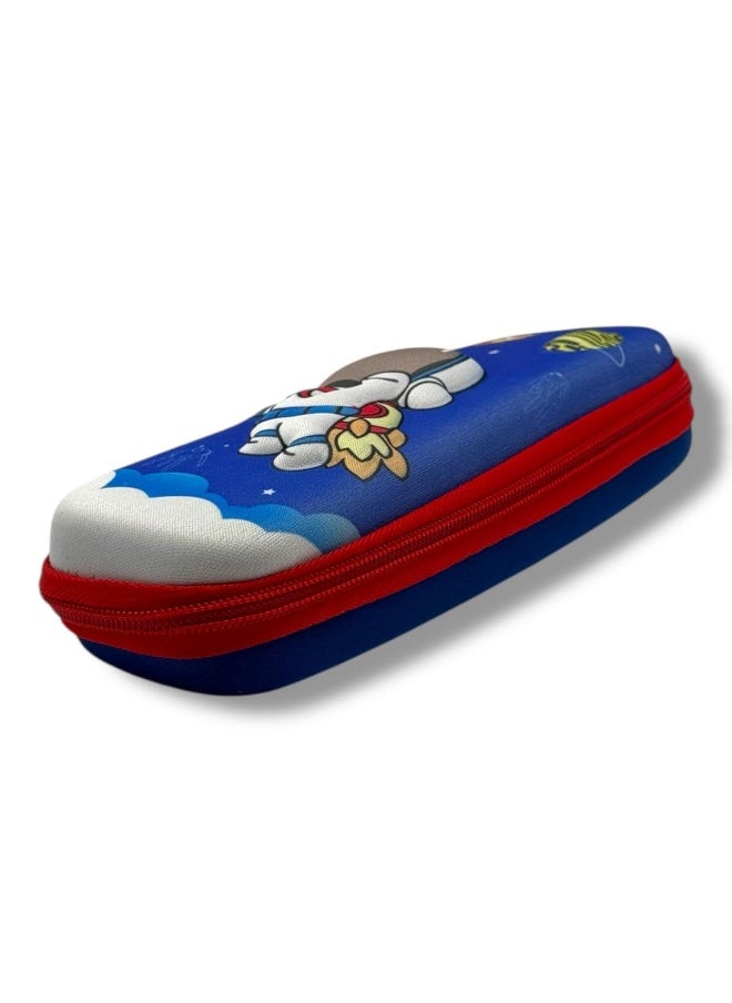 QSHOP Pencil Case 3D Cartoon Waterproof Pencil Case Large Capacity Stationery Organizer with Zipper School Supplies for Kids Boys Girls  - Image 3