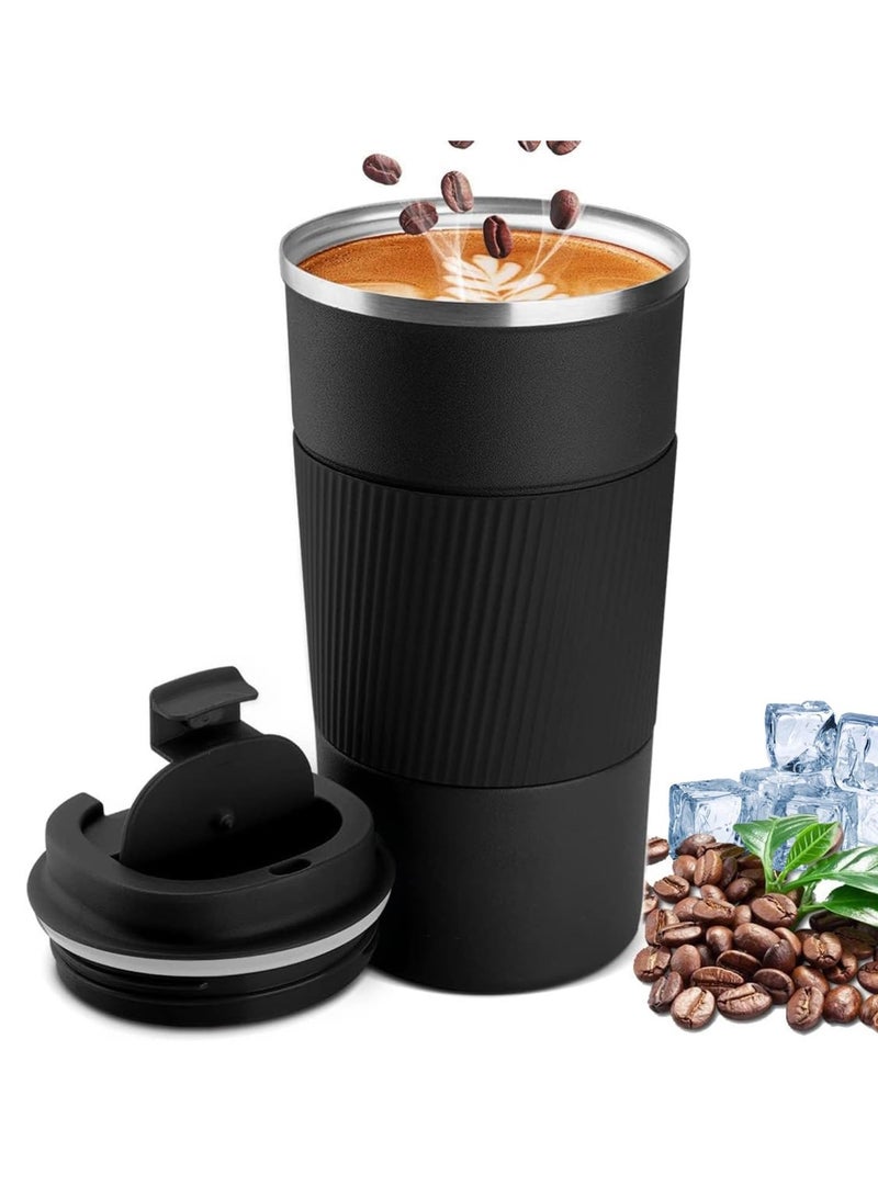 Travel Coffee Mug Stainless Steel Vacuum Ice and Hot Drinks Insulated Tumbler for Home Office Outdoor Works  - Image 1
