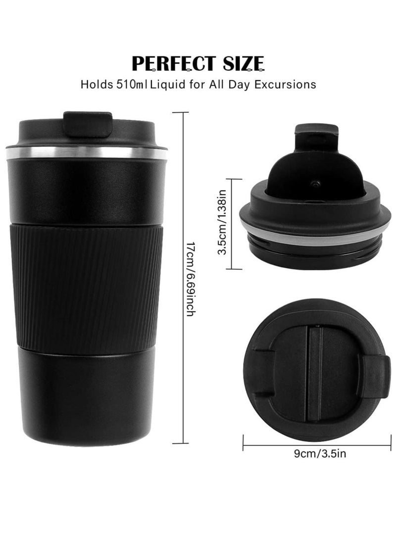 Travel Coffee Mug Stainless Steel Vacuum Ice and Hot Drinks Insulated Tumbler for Home Office Outdoor Works  - Image 2
