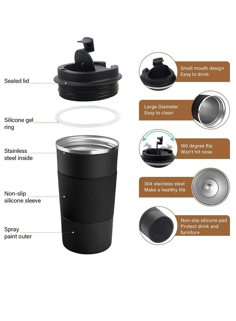 Travel Coffee Mug Stainless Steel Vacuum Ice and Hot Drinks Insulated Tumbler for Home Office Outdoor Works  - Image 5