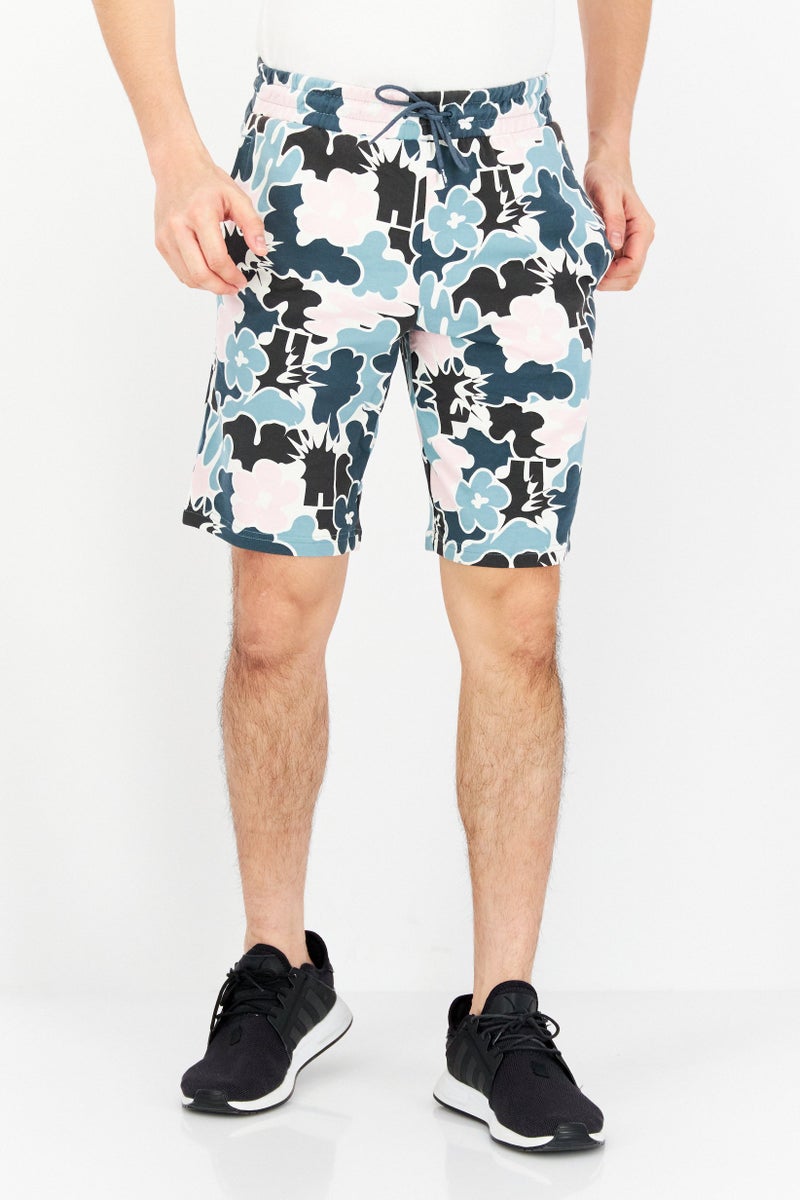 PUMA Men Sportswear Fit Brand Logo Outdoor Shorts, Sage Combo  - Image 1