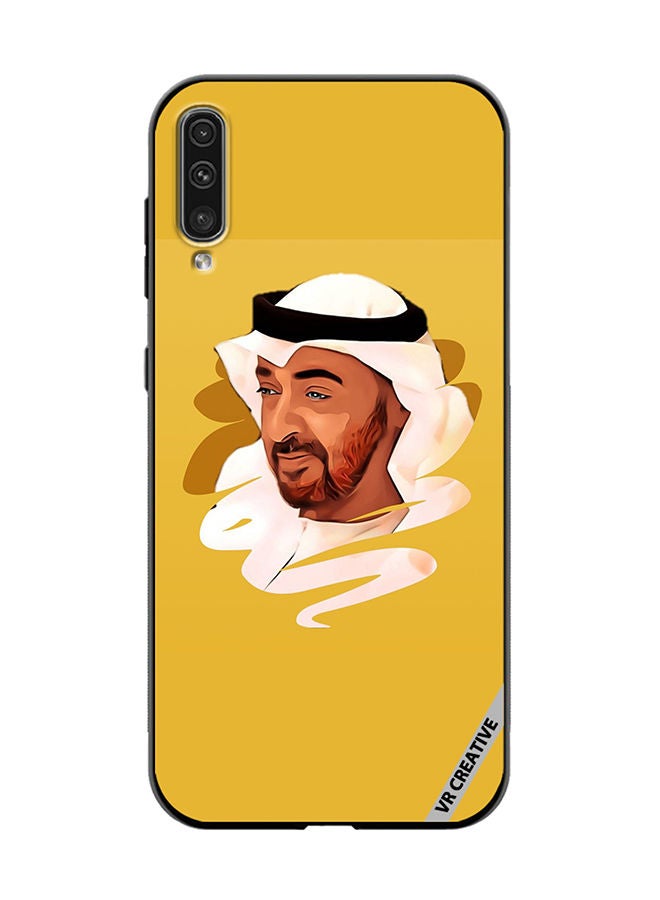 VR CREATIVE Protective Case Cover For Samsung Galaxy A50/A50s Sheikh Mohamed Bin Zayed Al Nahyan Design Multicolour - Image 1